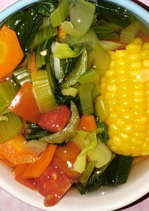 Foto resep Bening Sayur 4 Warna