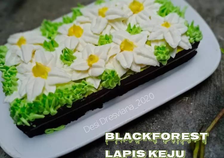 Resep Blackforest Lapis Keju😍 Anti Gagal