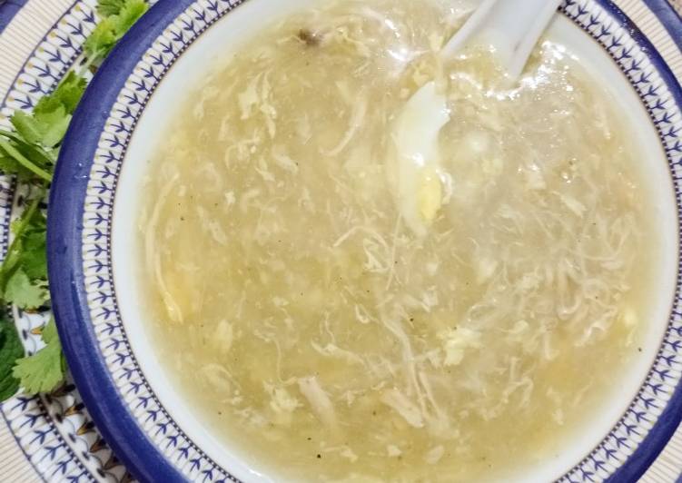 Steps to Prepare Homemade Chicken and egg soup