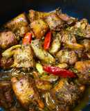 Cá bống biển kho tiêu, gừng