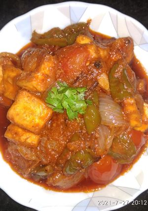 पनीर दो प्याजा (Paneer do pyaza recipe in hindi) रेसिपी मुख्य फोटो
