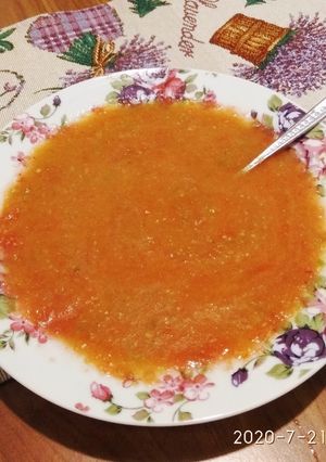Φωτογραφία της συνταγής Gazpacho (γκαθπάτσο, κρύα, ισπανική σούπα)