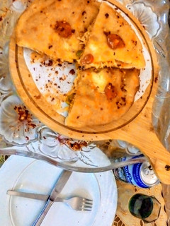 A picture of Deep fried pizza.