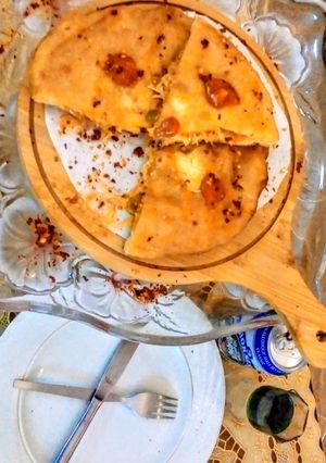 A picture of Deep fried pizza.