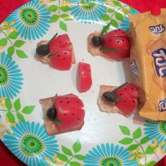 A picture of Ladybug appetiser.