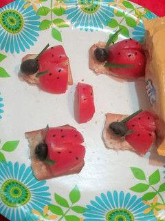 A picture of Ladybug appetiser.