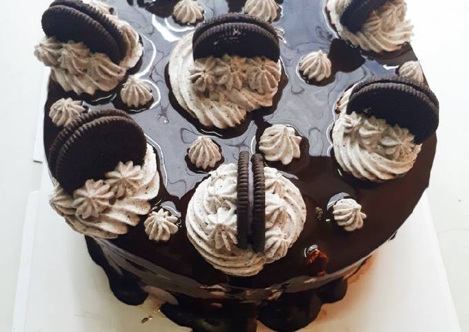 Oreo cake ♡ trang trí bánh sinh nhật bằng bánh oreo hình đại diện món