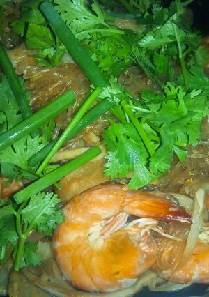 รูปของ กุ้งอบวุ้นเส้น จุ้ง จุ้ง