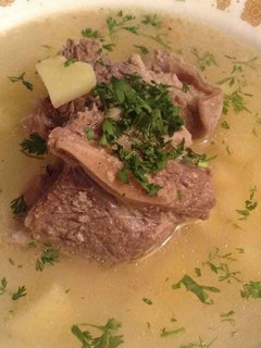 Una foto de Caldo de papa pal corazón