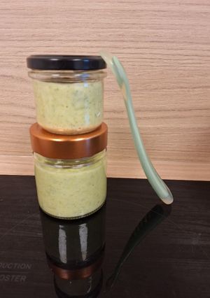 Une photo de Purée bébé poireau, kiri