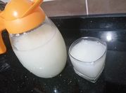A picture of squeezed juice