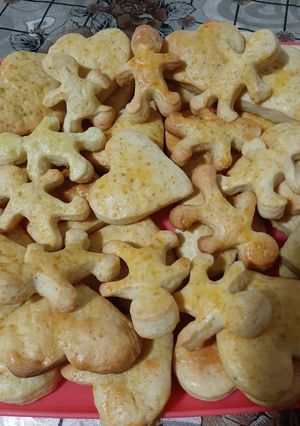 O poză a rețetei Biscuiți cu unt și aromă de portocală.