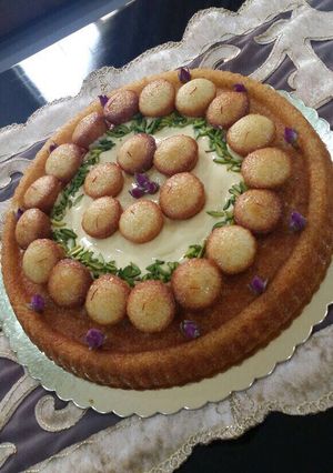صورة لوصفة بسبوسة