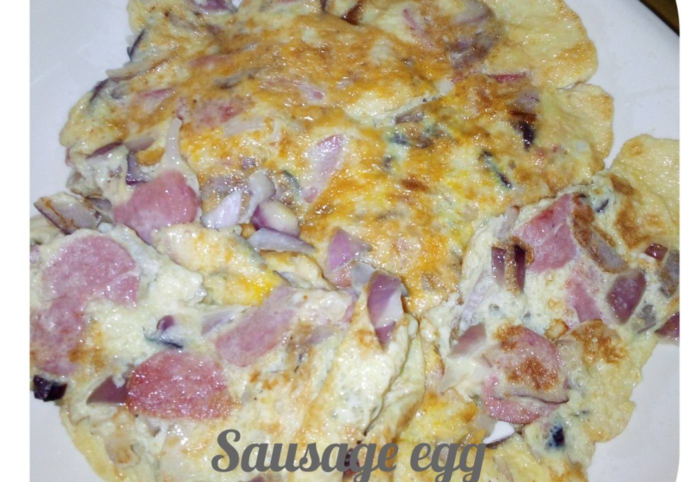 Simple egg sausage