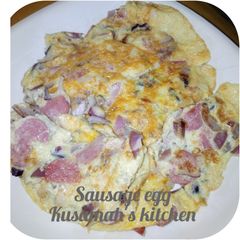 A picture of Simple egg sausage.
