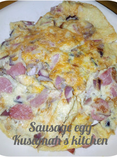 A picture of Simple egg sausage.