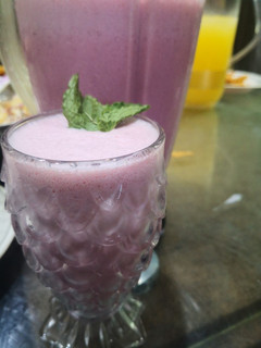 A picture of Strawberry smoothy.