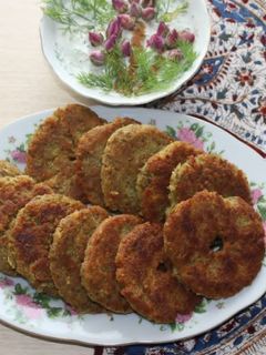 عکسی از دستور کتلت عدس