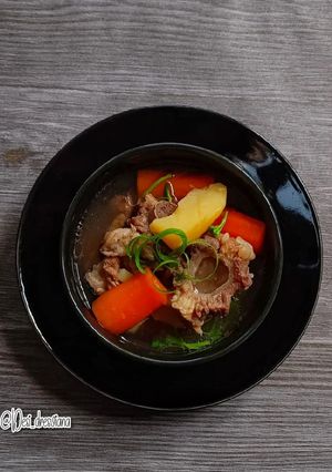 Foto resep Sup Bunjut Iga Sapi