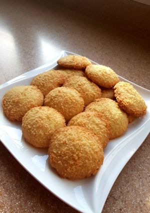 صورة لوصفة بسكوت جوز الهند 🥥
