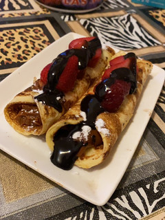Una foto de Frilloas rellenas dulces