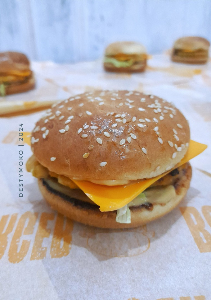 Foto resep American Burger (porsi party)