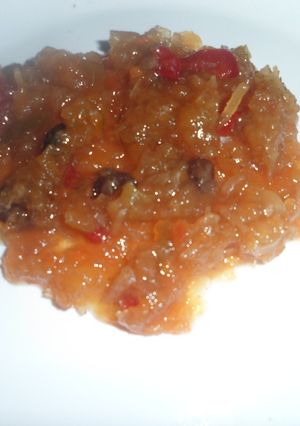 Una foto de Chutney de manzanas