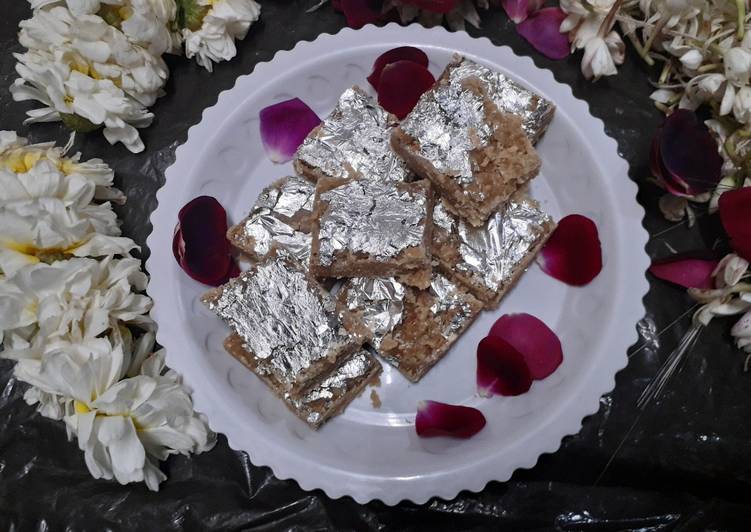 Steps to Prepare Super Quick Homemade Peanut burfi Cooking Basics for Newbies