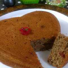 A picture of Wheat cake with coconut milk.