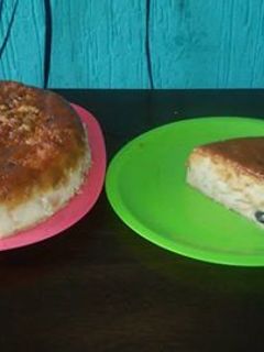 Una foto de Budin de pan frances