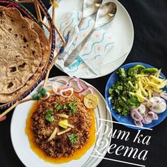 A picture of Dum ka qeema.