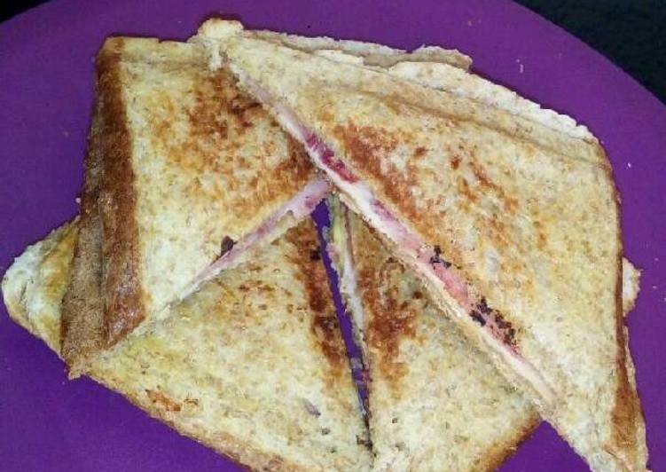 Easiest Way to Make Speedy Toasted cheese &amp; ham