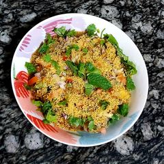 A picture of Garlic chana chaat😋.