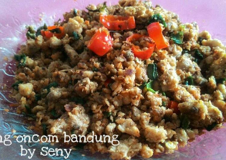 Langkah Mudah untuk memasak Tumis Oncom Bandung (topping serabi), Bikin Ngiler