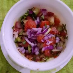 A picture of 🍅🥔🥒YUMMY TOMATO POTATO & CUCUMBER SALAD 🍅🥔🥒.