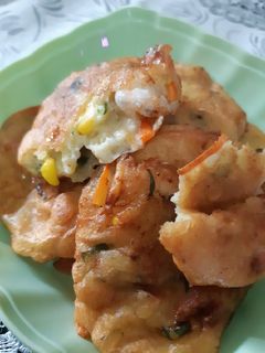 Foto resep Bakwan Jagung Udang Si Krucil