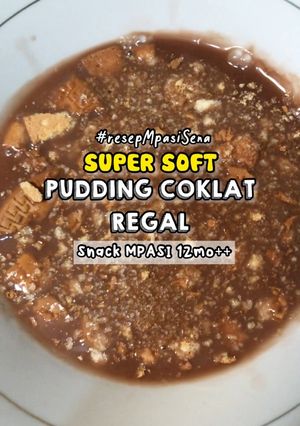 Foto resep PUDDING COKLAT REGAL - Snack MPASI 12mo++ #resepMpasiSena