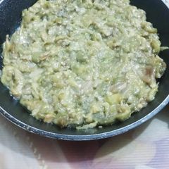 A picture of Ridge gourd sabzi.