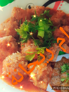 صورة لوصفة رز الكفتة