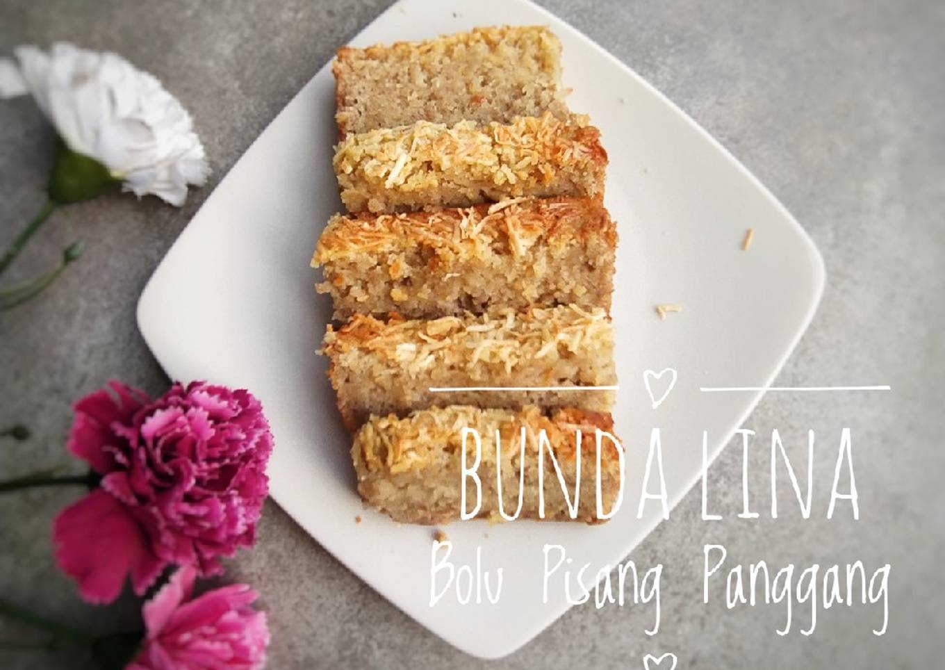 Bolu pisang panggang tanpa mixer