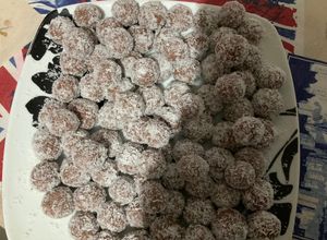 صورة لوصفة كرات الريكوتا بجوز الهند
