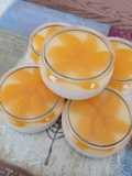 Mandarin Orange Almond Pudding