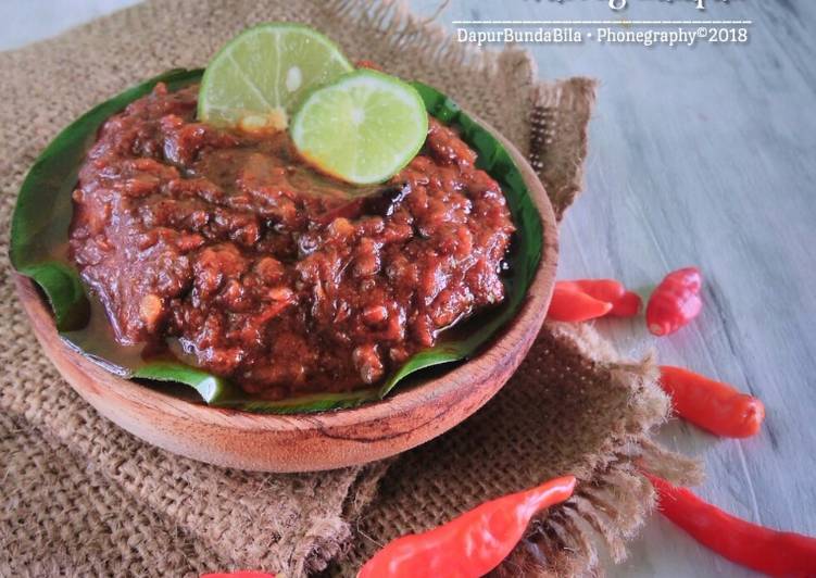 Sambal Terasi ala Warung Lalapan