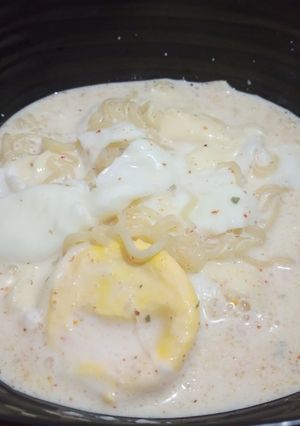 Foto resep Indomie kuah susu keju