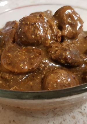 A picture of My Pork & Mushroom,Balsamic Mustard.