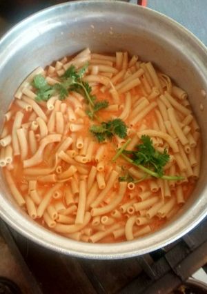 Una foto de Sopa de macarrón