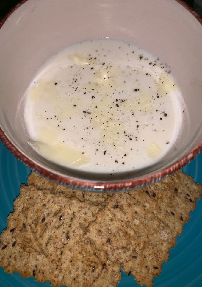 Una foto de Crema de Queso Mozzarella