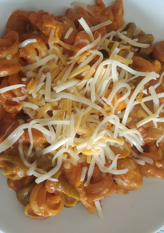 Una foto de Pasta con un toque hindú 😋