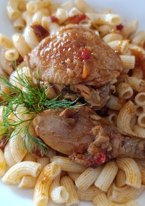 Pirított csirkepörkölt recept fotója