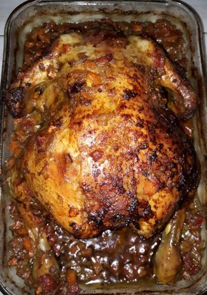 Una foto de Pollo al horno de la abuela